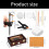 539Pcs Complete Trading Card Care Tool Set Includes Flattening 3
