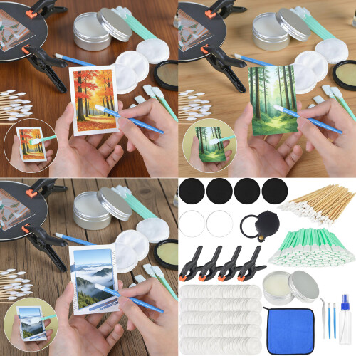 317Pcs Trading Card Cleaning Solution Polishing Restoration Tool 1
