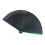 Foldable Bamboos Hand Fan Breathable Fabric Quiet Opening-Green 1