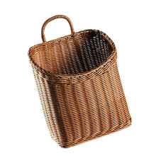 Sturdy Wall Mount Storage Basket With Handwoven Pattern-XL