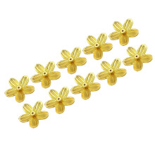 Pack of 10 Elegant Flower Shape Incenses Stick Holders-gold
