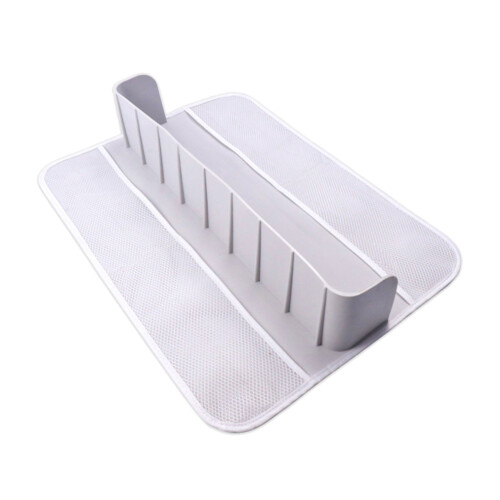 Silicone Bathtub Toy Storage Rack with Suction Cups-Gray
