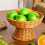 Stylish Elevated Fruit Basket With Handcrafted Appearance-Red 3