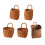 Waterproof Wall Mount Storage Basket With Handwoven Designs-A 2