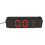 180 Rotation Projection Alarm Clock 12/24H LED Digital Clock USB Charge Ceiling Projector Alarm Clock (Red) 1