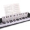 61Keys 88 Keys Piano Keyboard Reference Chart Five  Piano Reference Chart Electronic Piano Fingerings Practice Cards 4