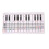 61Keys 88 Keys Piano Keyboard Reference Chart Five  Piano Reference Chart Electronic Piano Fingerings Practice Cards 6