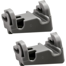 2PCS Dishwasher Lower Rack Holders Rack Fixing Clips Tine Row Clips for Dishwasher Replace MEG64438801 00611474