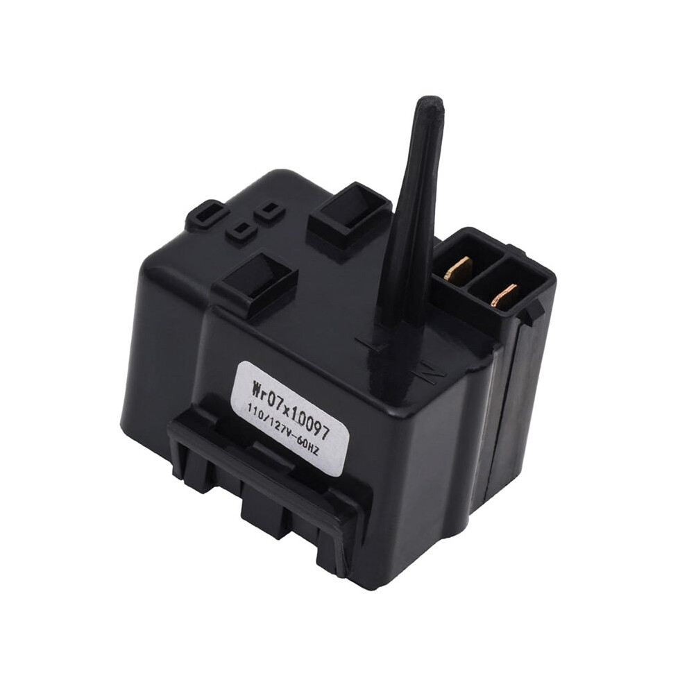Wr07x10097 12Uf 250Vac Relay And Overload Assembly Replacement For Ge Refrigerators - Replaces 1265640 Ap4300623 6032797445522