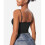 Women'S Lace Camisole Square Neck Sleeveless Spaghetti Strap Basic Tank Top Black S 4