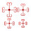 Lot de 4 clips de support à double crochet, supports de-Rouge 1
