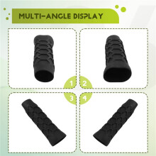 Pickleball Racket High Elastic Silicone Racket Grip Cover Octagonal Honeycomb Silicone Handle Protective Cover
