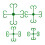 Lot de 4 clips de support à double crochet, supports de-Vert 1