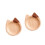 Assiettes miniatures en bois pour condiments, plats-B 1