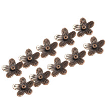 Support de bâton d'encens artistique en forme de fleur,-cuivre
