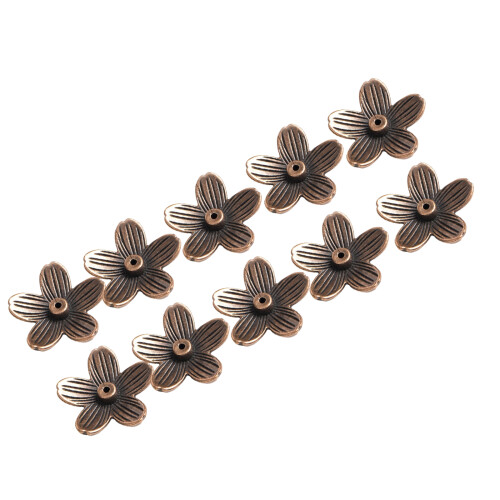 Support de bâton d'encens artistique en forme de fleur,-cuivre