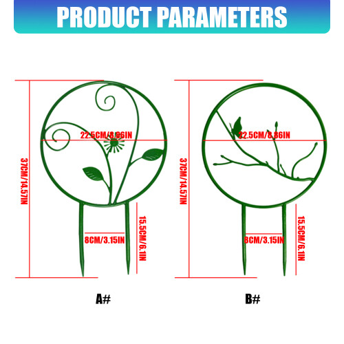Support pour plantes de jardin, 5 pièces,-Type Marguerite1 1