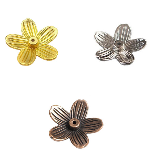 Support de bâton d'encens artistique en forme de fleur,-cuivre 1
