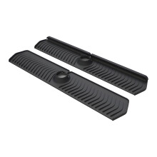 30 Piece Extended Rubber Faucet Liquid Collector With-Black