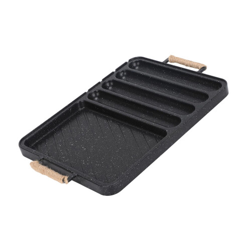 Simple Care Double Face Cooking Tray Excellent For-Black