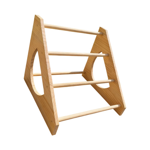 Natural Pine Bird Resting Bar fun Activity Gym For Small Birds