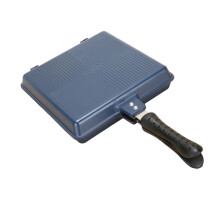 Duurzame, ongecoate steakbraadpan met snelle-Blauw