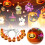 Halloween LED pumpkin string lights double layer 1