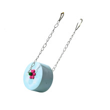 Safe Chewable Rock Toy For Parakeets Finches Hamsters And-Blue