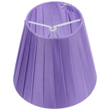 Purple Cloth and Metal Wall Lamp Shade