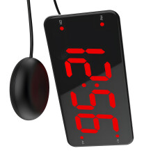 Loud Alarm Clock for Heavy Sleepers,Vibrating Alarm Clocks-Red