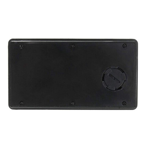 Ultratyndt LCD-bilur med kalender, sort