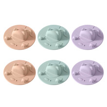 6Pcs Silicone Tea Bag Holder Mugs Toppers Cats Shape Cup Lid