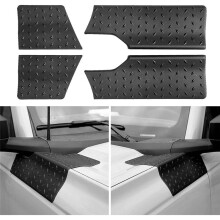 For Bronco 2021 2022 2023 Cowl Body Armor Side Corner Guard Cover Accessories Corner Guard Trim .4PCS Black