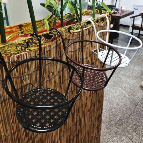 Iron Flower Pot Hanger for Balcony Railing 2
