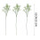 Artificial Blue Gypsophila Bouquet, 52 cm, 3-Piece Set 5