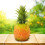 Ananas artificial decorativ cu fructe, 23 cm 4