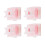 4 Pack Ruby Record Player Needle Turntable Stylus Replacement Gramophone Vinyl Record Player Stylus 9