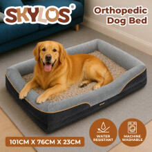 Skylos Orthopaedic Dog Bed Large Memory Foam Warm