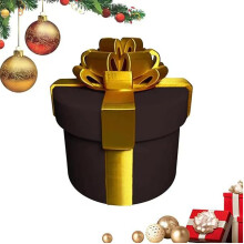 Prank Gift Box Black Reusable 3D Printed Nesting Design for Cash and Funny Surprise Party Gifts