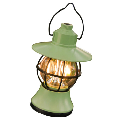 Solar Camping Lantern with Dual Power Source, Durable Tent Light for Outdoor Emergency
