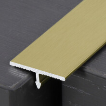 Copper Floor Transition Strip 1m x 8mm Set of 3, Aluminum Threshold Strip for Door Gap Cover