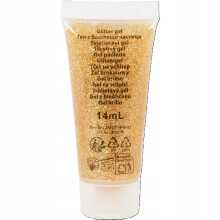 Żel Z Brokatem Do Ciała I Twarzy. 14 Ml Złoty