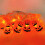 Halloween LED pumpkin string lights double layer 4