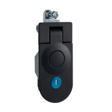 Keyless Black Cabinet Door Lock for Distribution Box, Metal Plane Style 3045mm Industrial