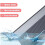 Floor Transition Strip Silver Aluminium Threshold Profile for Height Difference 1050mm 3