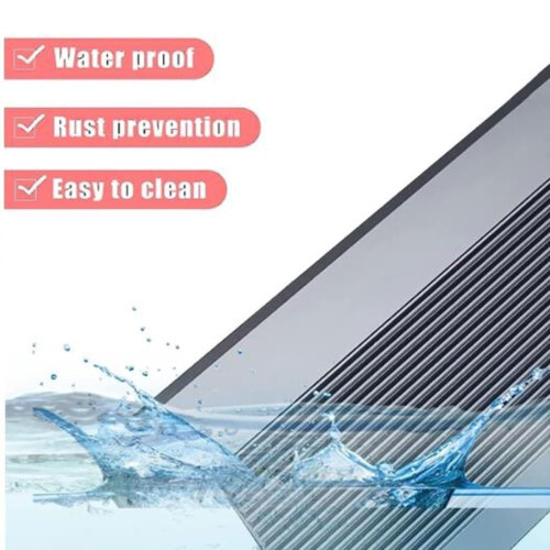 Floor Transition Strip Silver Aluminium Threshold Profile for Height Difference 1050mm 2