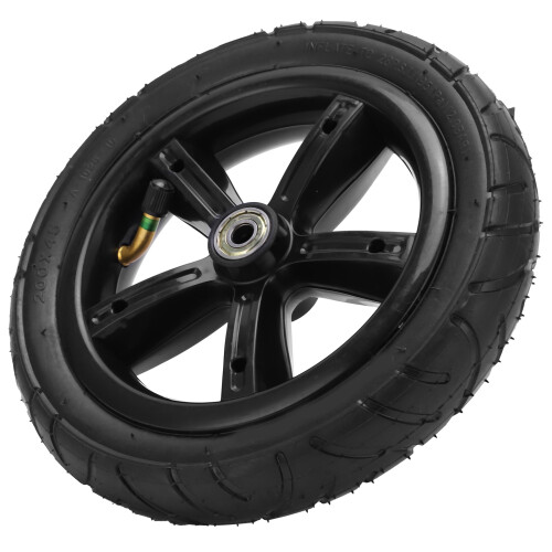 Roda pneumática durável para patinete elétrico, pneu antiderrapante de 8 polegadas com material de borracha de alta qualidade, cubo e rolamentos 2