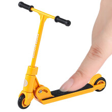 Finger Scooter Metal 2 Wheel Foldable Mini Toy with Brake NonSlip THead for Kids Boys Girls