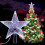 LED Star Tree Topper 22cm Clear Acrylic 5