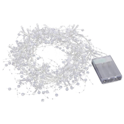 Luzes de LED brancas para decoração de Natal, 2m